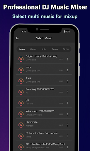 Dj music Mixers ekran görüntüsü