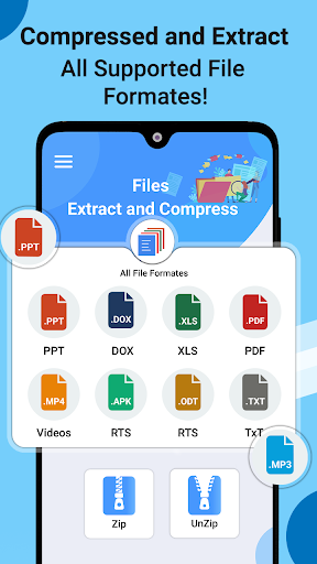 Zip unzip Dosya Okuyucu ekran görüntüsü