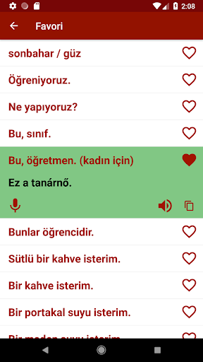Macarca öğrenin ekran görüntüsü