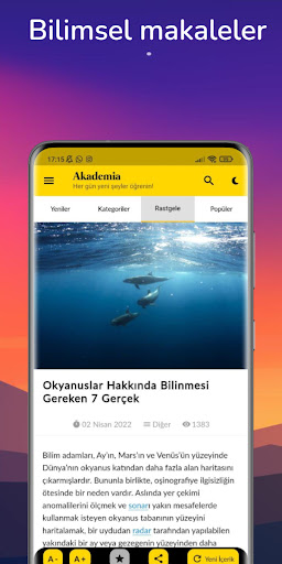 Akademia - Makale Oku ve Öğren ekran görüntüsü