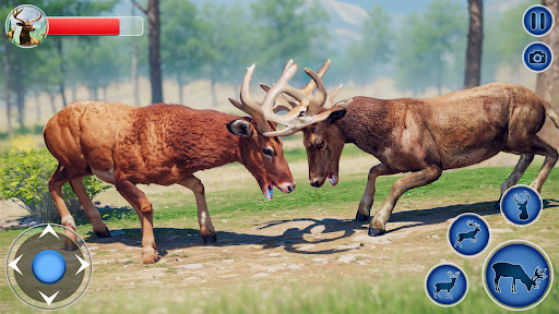 Virtual Wild Deer Family Sim ekran görüntüsü