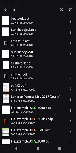 Open Office Viewer - ODF, PDF ekran görüntüsü