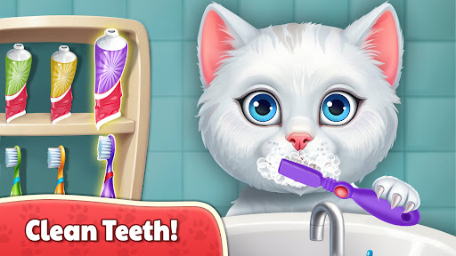 Kitty Bedtime Activities Games ekran görüntüsü