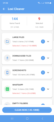 Loxi: Telefon Temizleyici ekran görüntüsü