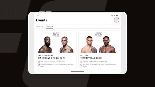UFC Staff ekran görüntüsü