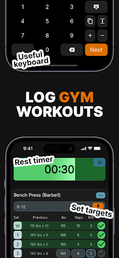 Gym log - Strive ekran görüntüsü