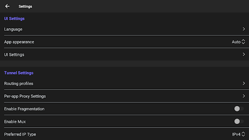 Happ - Proxy Utility ekran görüntüsü