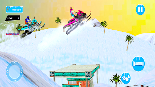 Snow Bike Racing Snocross Game ekran görüntüsü
