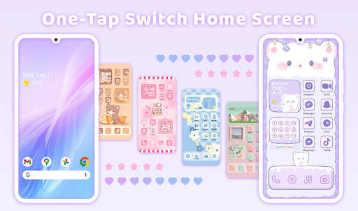 Themepack Launcher-Icon Widget ekran görüntüsü