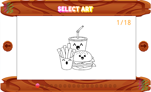Tasty Art Make Game ekran görüntüsü