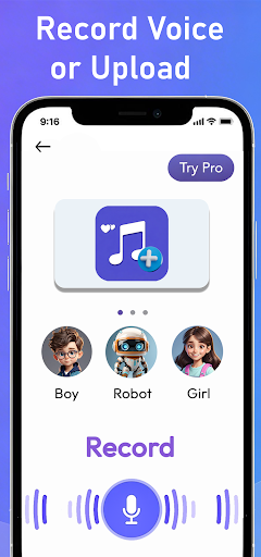 AI Voice Changer: Audio Effect ekran görüntüsü