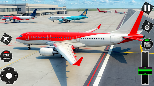Airplane Simulator 3D Plane ekran görüntüsü