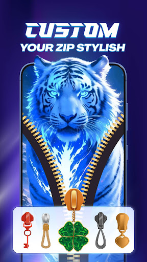 Zipper Wallpaper: Zip Lock ekran görüntüsü