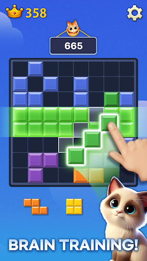Cat Block Puzzle : Meow Blast ekran görüntüsü