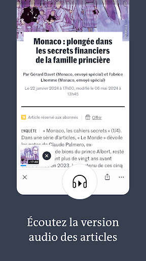 Le Monde, Actualités en direct ekran görüntüsü