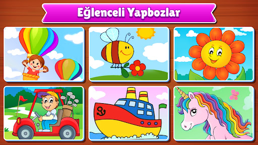 Çocuklar için yapboz oyunları ekran görüntüsü