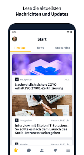 e-motion Intranet ekran görüntüsü