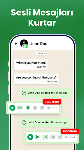 Deleted Message Recovery ekran görüntüsü