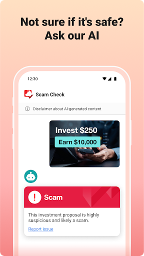 Trend Micro ScamCheck ekran görüntüsü