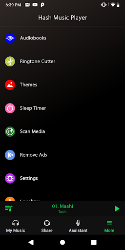 Music Player - Hash Player ekran görüntüsü