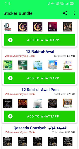 Islamic Sticker Bundle ekran görüntüsü