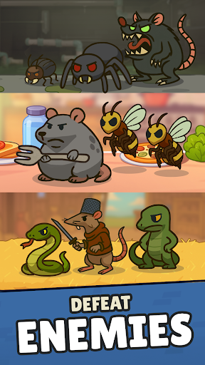 Underbite: Rat Rumble Idle War ekran görüntüsü