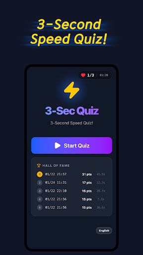 3-Second Quiz - Fast OX Game ekran görüntüsü