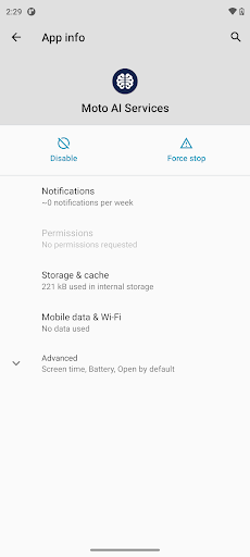 Moto AI Services ekran görüntüsü