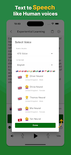 Text to Speech + ai ekran görüntüsü