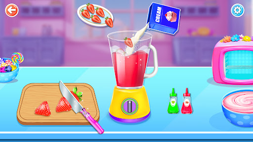 Sweet Ice Cream Maker Games ekran görüntüsü