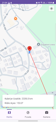 Kıble Bulucu ekran görüntüsü