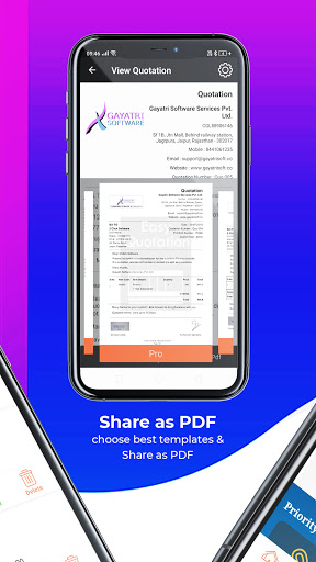 Easy Quotation Estimate Maker ekran görüntüsü