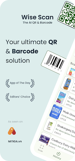 Wise Scan: The AI QR & Barcode ekran görüntüsü