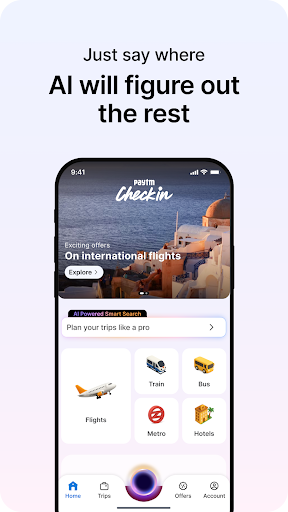 Paytm Checkin Flight Train Bus ekran görüntüsü