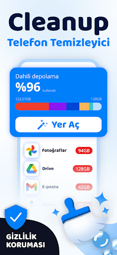 Cleanup: Hafıza Temizleyici ekran görüntüsü