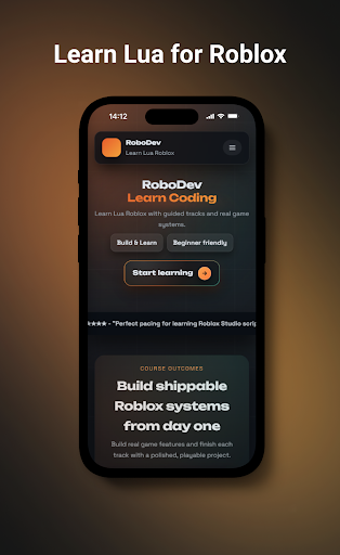 RoboDev - Learn Roblox Coding ekran görüntüsü