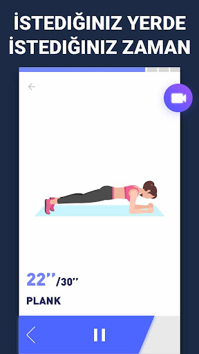 Evde Plank Egzersizleri ekran görüntüsü