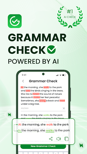 Grammar Check - AI Writing ekran görüntüsü