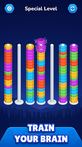 Nut Sort - Color Sort Puzzle ekran görüntüsü