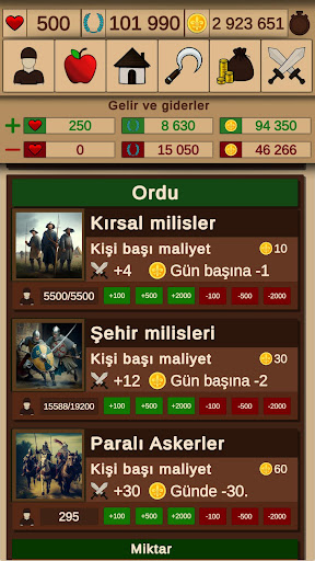 Orta Çağ simülatörü ekran görüntüsü