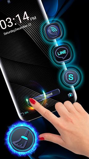 Cool Black Launcher Theme ekran görüntüsü