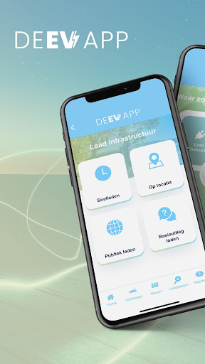 De EV app ekran görüntüsü