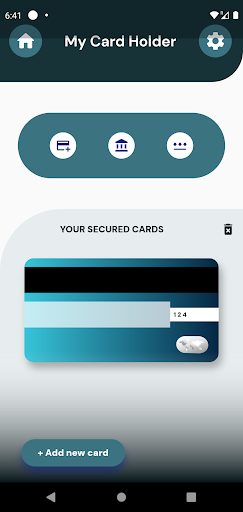 Card Holder ekran görüntüsü