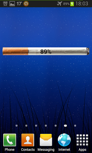 Sigara Pil Widget ekran görüntüsü