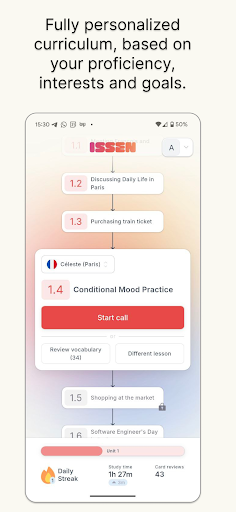 ISSEN: Language Voice Tutor ekran görüntüsü