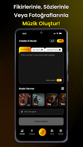 Yapay Zeka Şarkı - Jukebox ekran görüntüsü