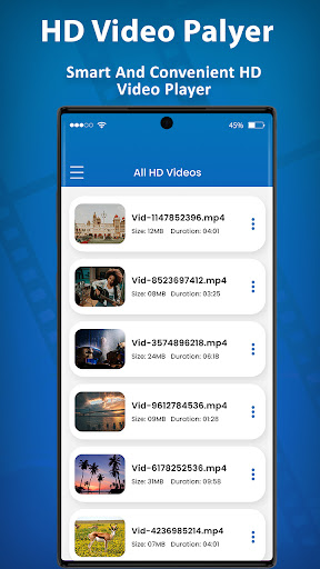 HD Video Player ekran görüntüsü