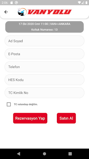 Vanyolu Seyahat ekran görüntüsü