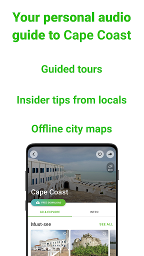 Cape Coast SmartGuide ekran görüntüsü