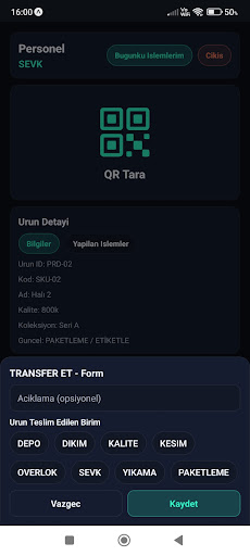 FabrIQ ekran görüntüsü